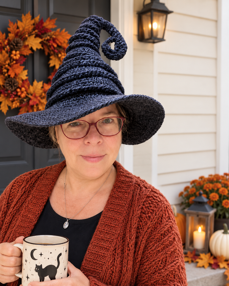 Twisted Witch Hat Crochet Pattern