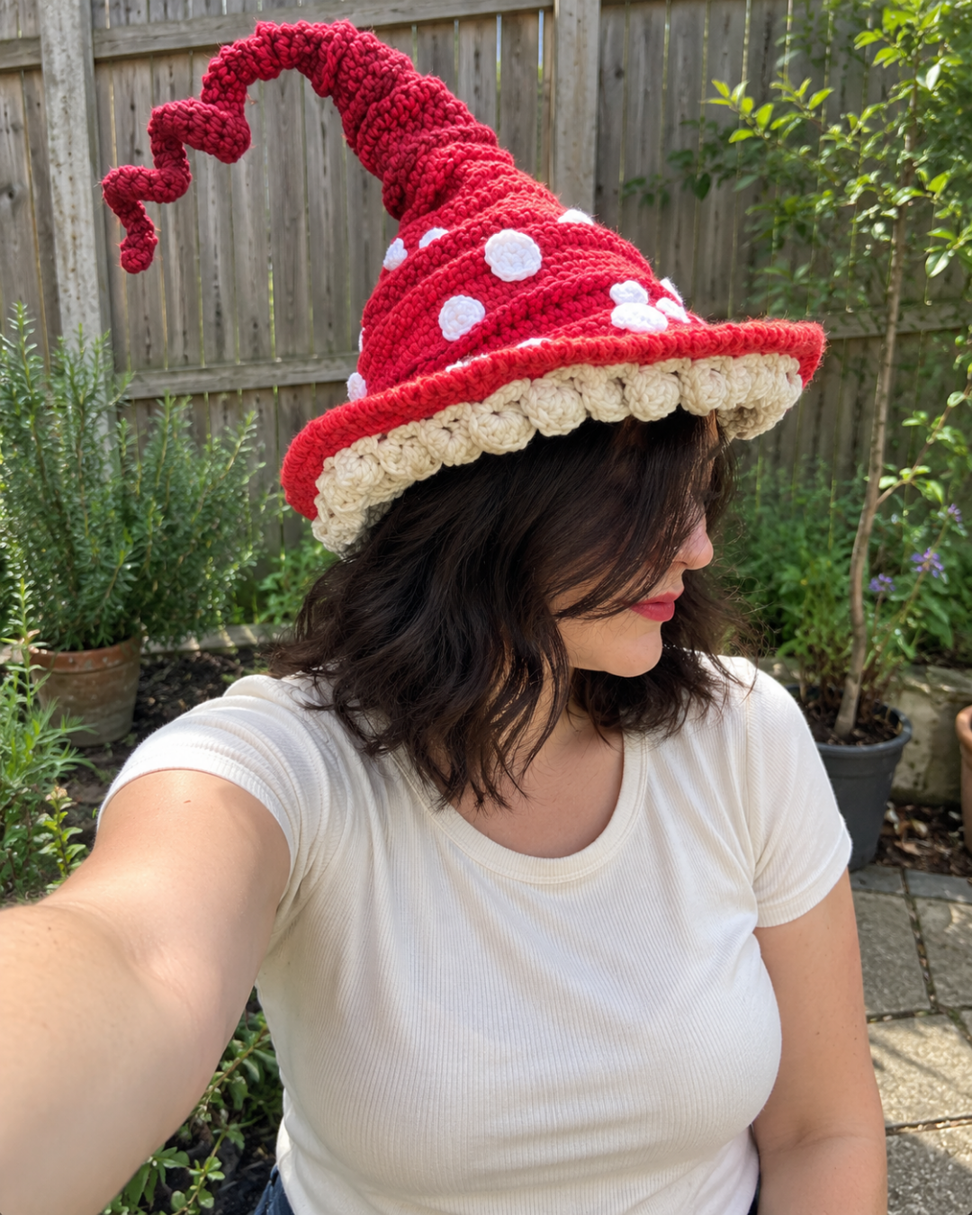 Twisted Witch Hat Crochet Pattern