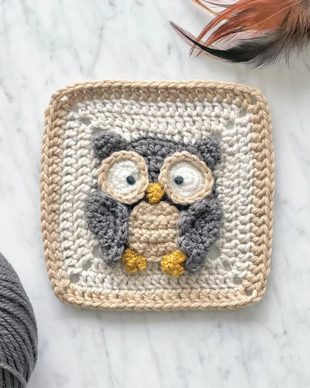 Baby Blanket Crochet Pattern with Animal Granny Squares