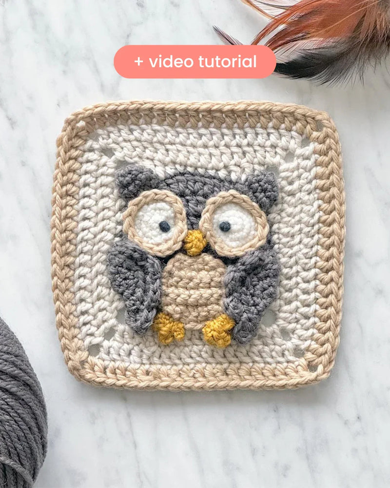 Owl Granny Square Pattern
