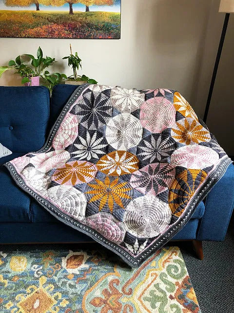 Marguerite Blanket Crochet Pattern