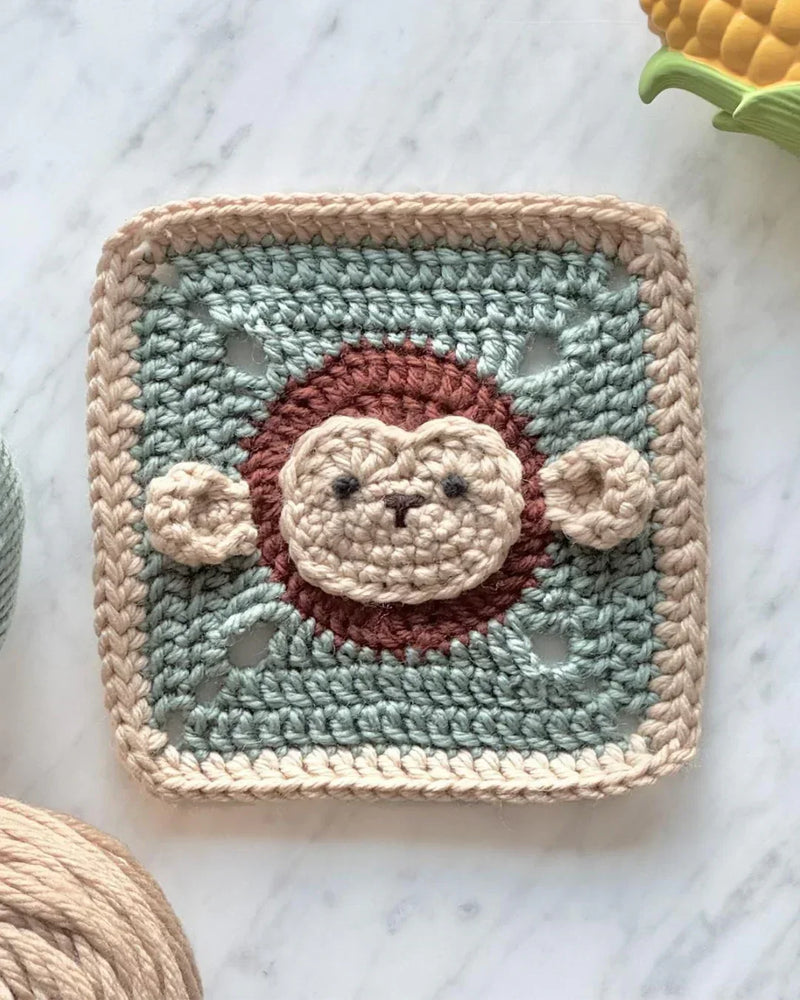 Monkey Granny Square Pattern