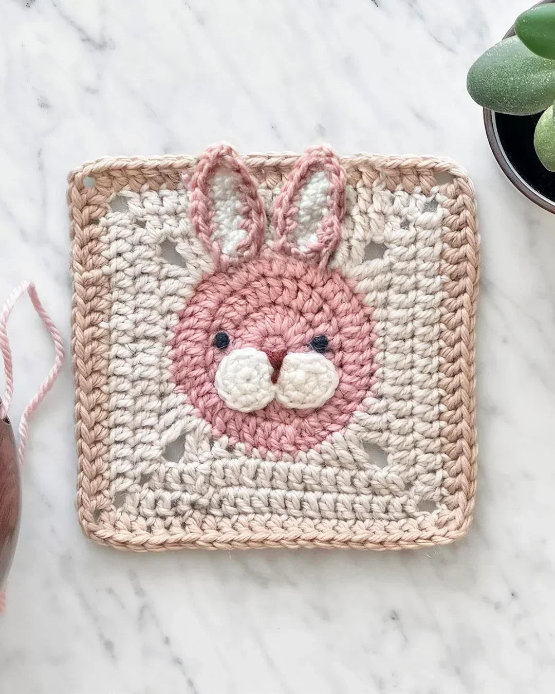 Baby Blanket Crochet Pattern with Animal Granny Squares