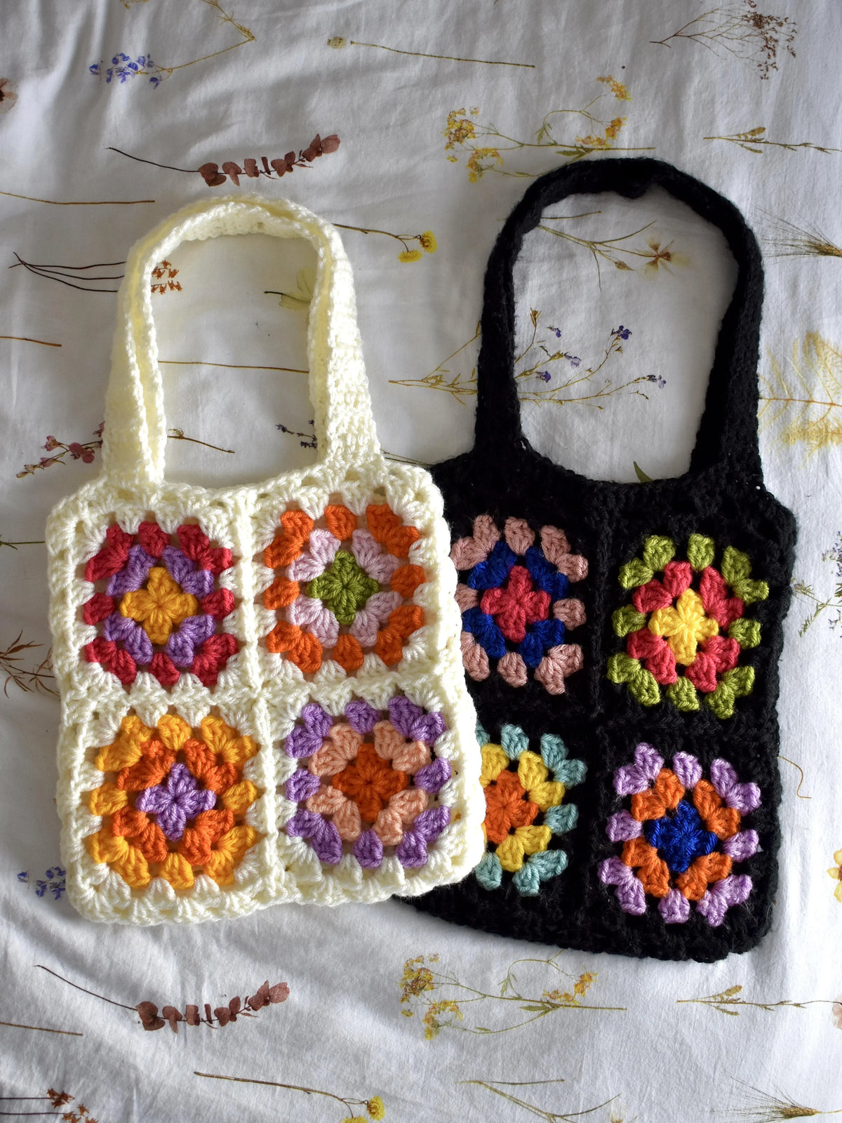 Granny Square Tote Bag – Crochet Pattern