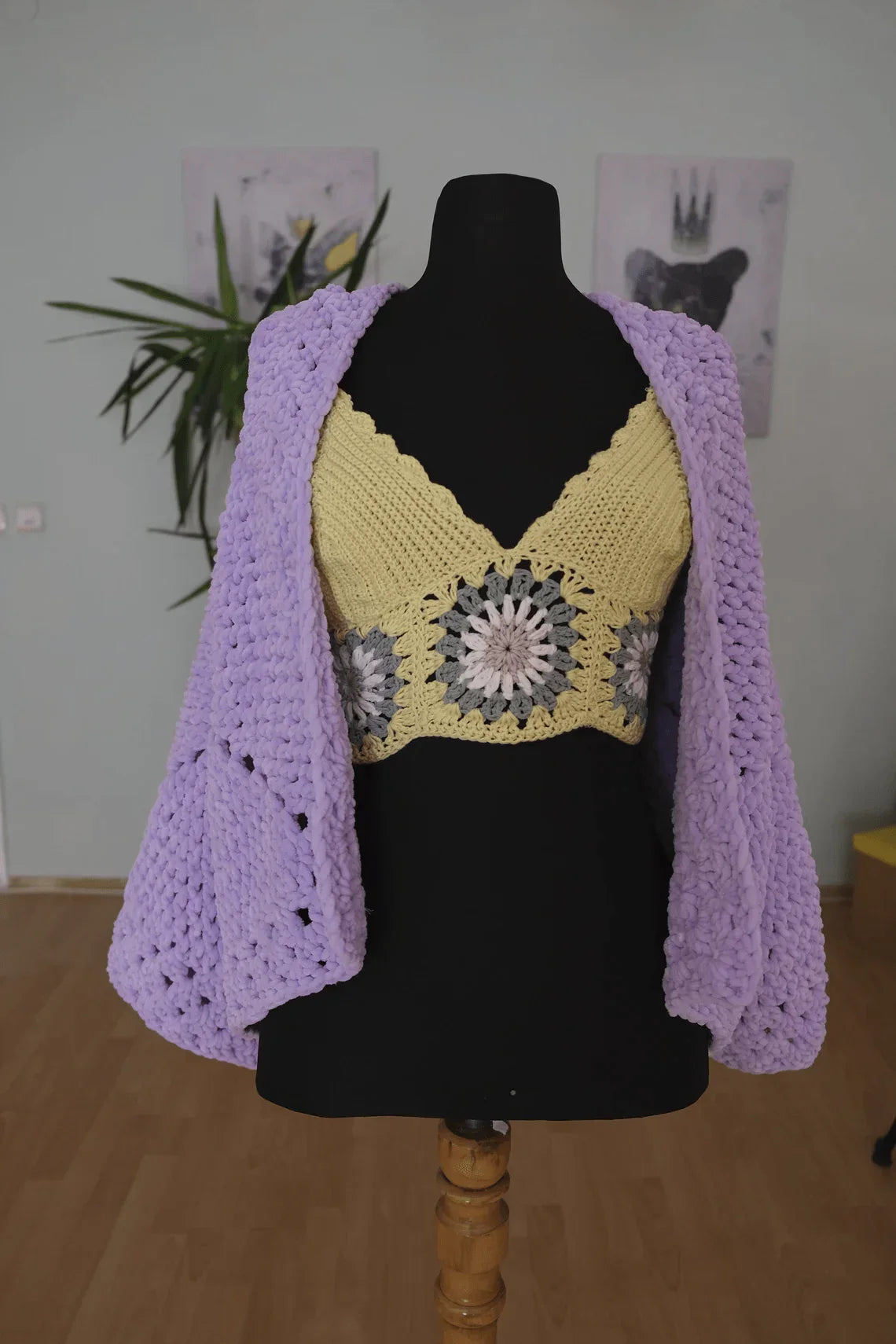 Hexagon Cardigan - Crochet Pattern