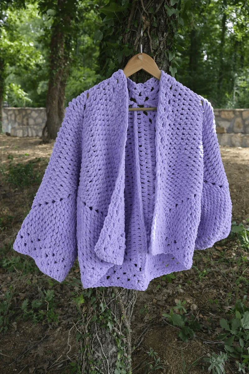 Hexagon Cardigan - Crochet Pattern