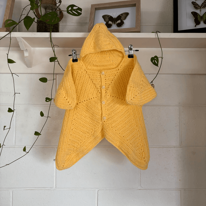 Newborn Baby Starsuit Crochet Pattern